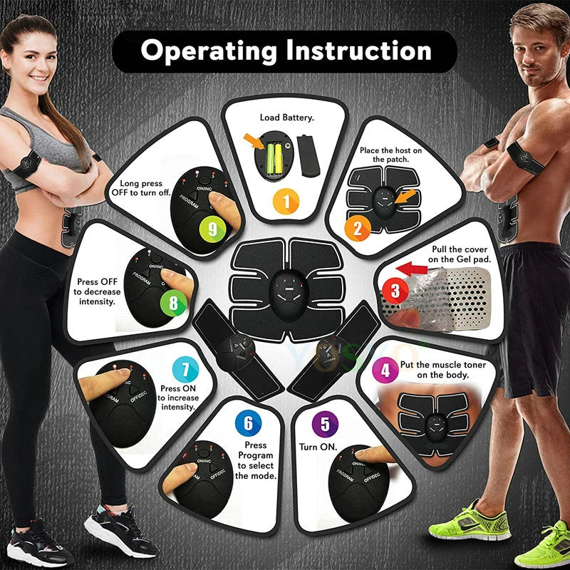 FitPulse EMS Muscle Toning Device - pureglowsessence.com