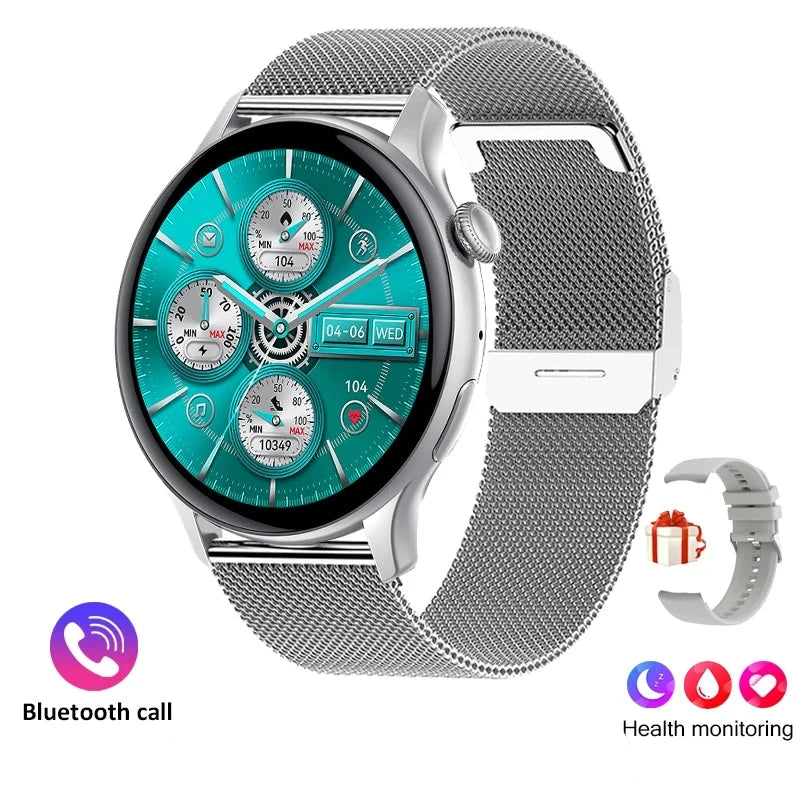 2024 True AMOLED Smart Watch Ladies Screen Always Show Time 466*466 HD Health Tracker Voice Calling Smartwatch Women For Xiaomi - pureglowsessence.com