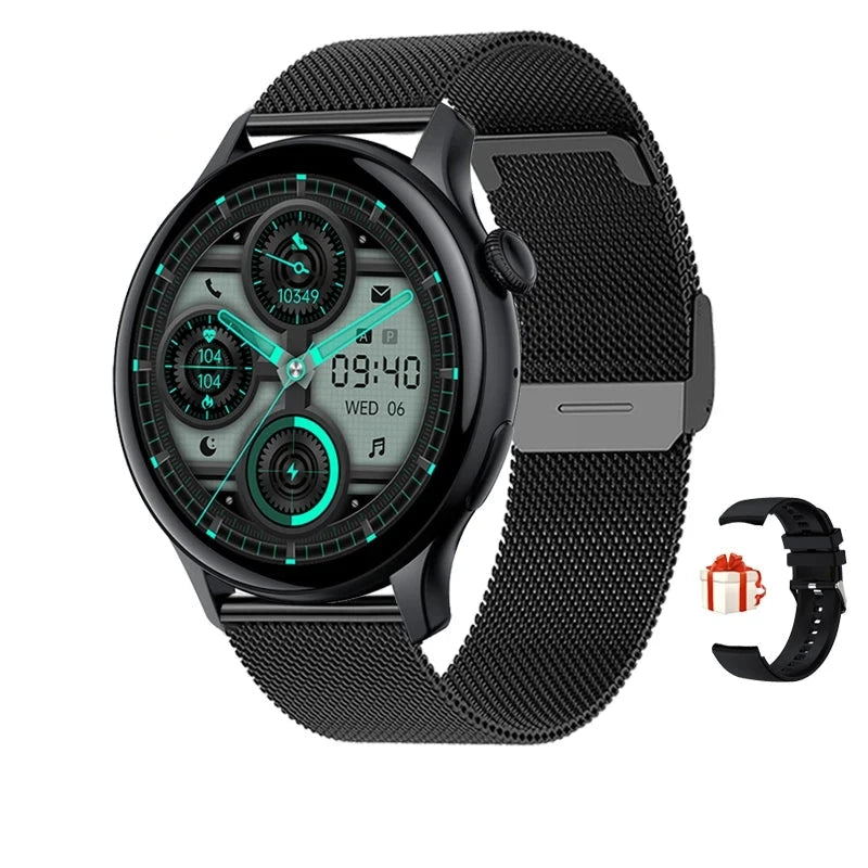 2024 True AMOLED Smart Watch Ladies Screen Always Show Time 466*466 HD Health Tracker Voice Calling Smartwatch Women For Xiaomi - pureglowsessence.com