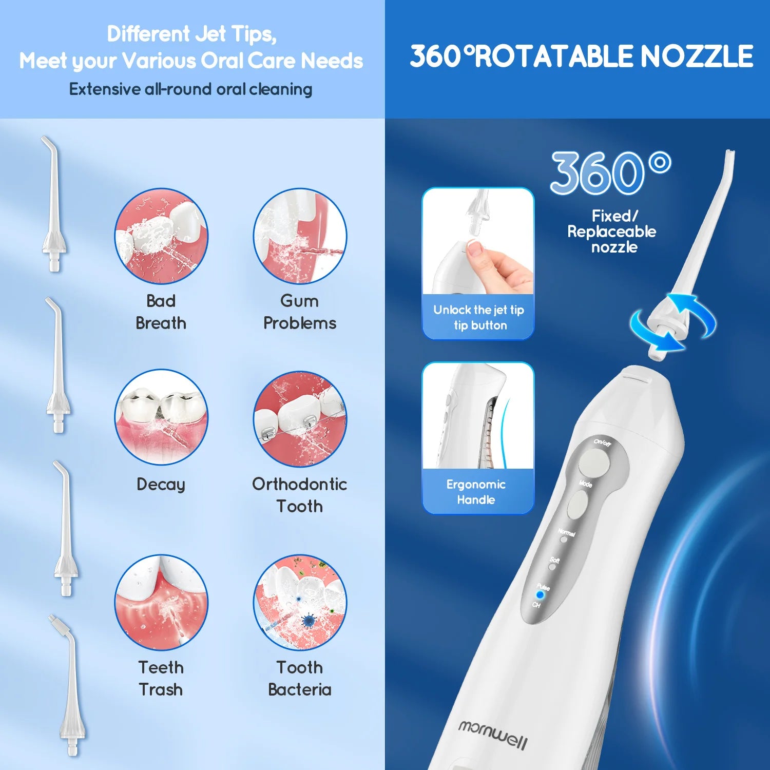 AquaPulse Pro Oral Irrigator - pureglowsessence.com