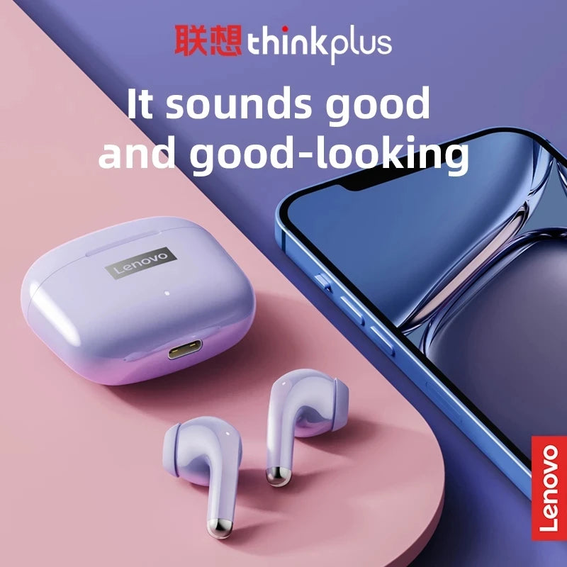 Lenovo LP40 Pro TWS Wireless Bluetooth Earphones - pureglowsessence.com