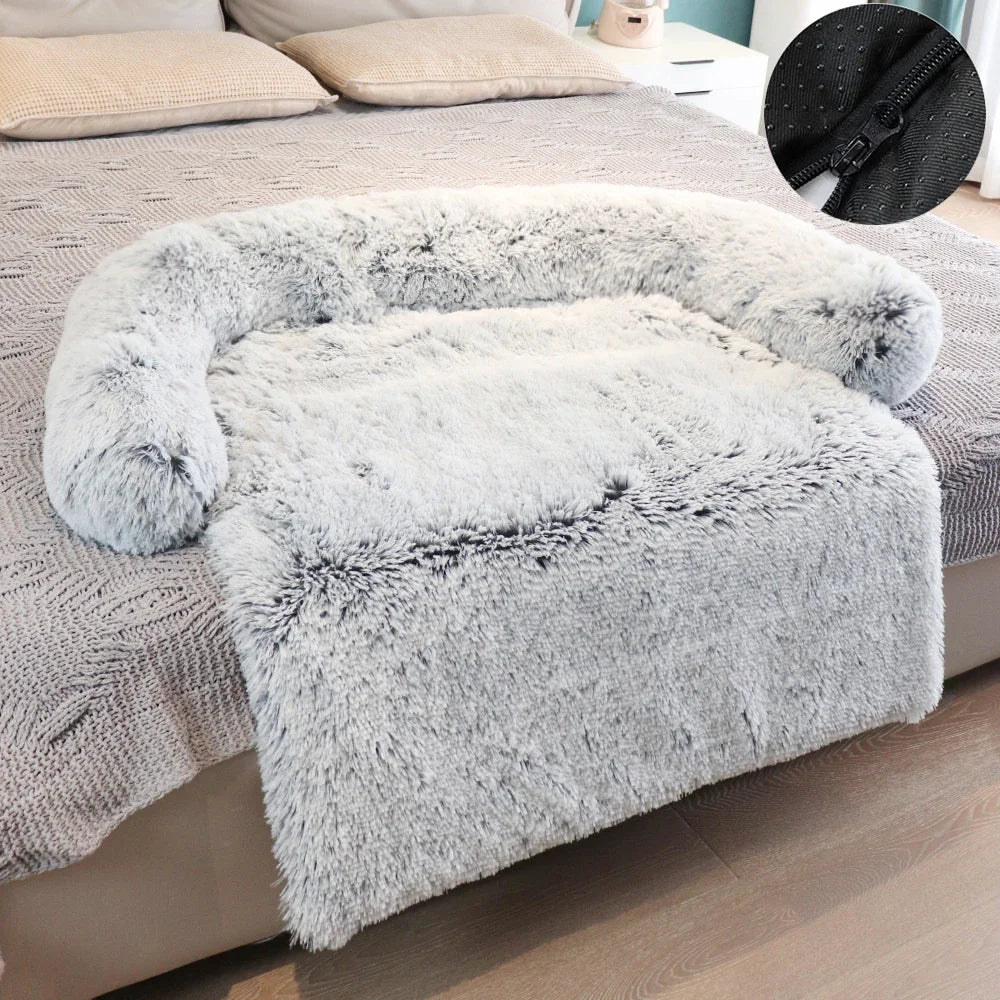 CozyPaws Bolstered Pet Sofa - pureglowsessence.com